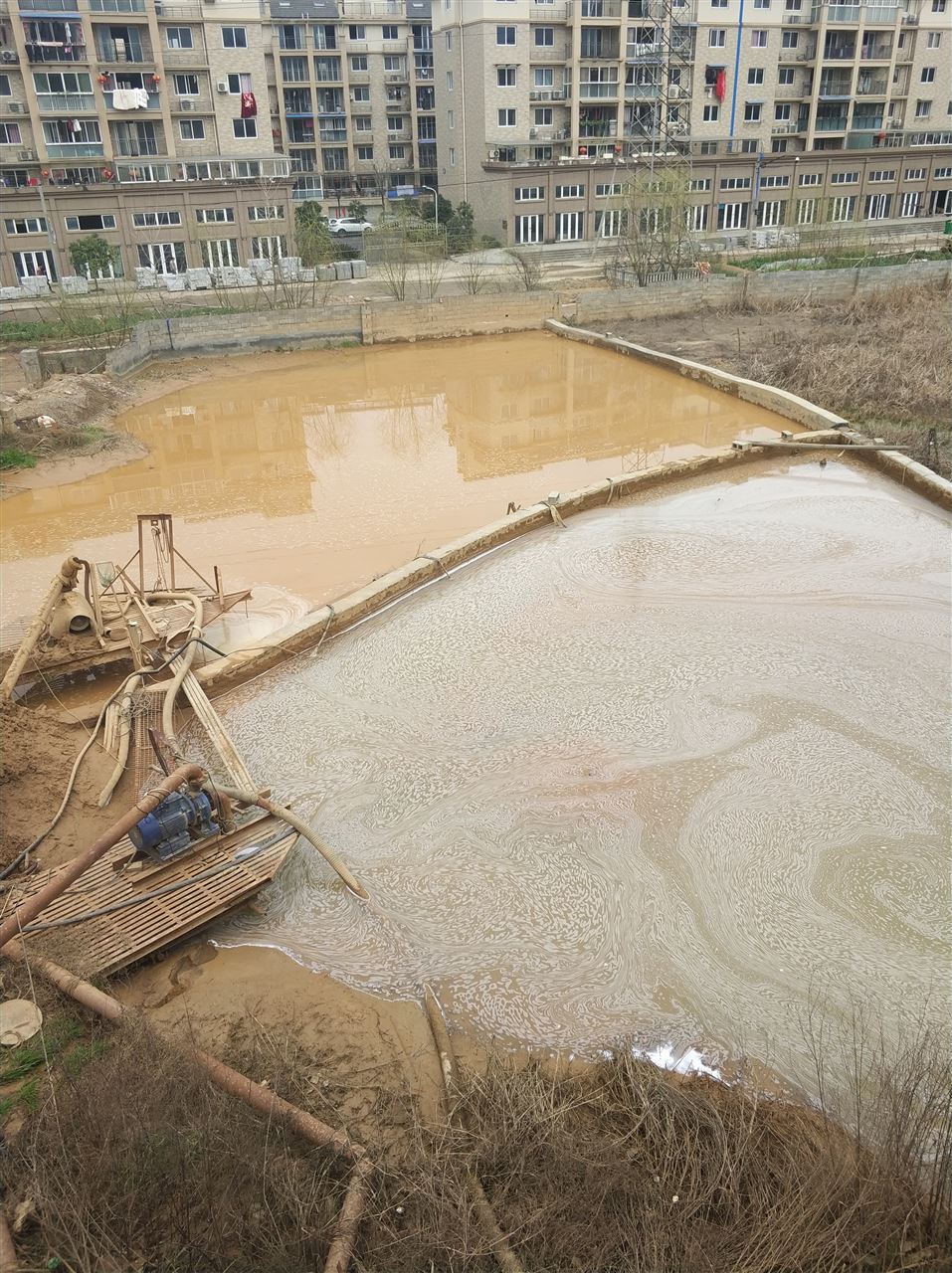 城口沉淀池淤泥清理-厂区废水池淤泥清淤